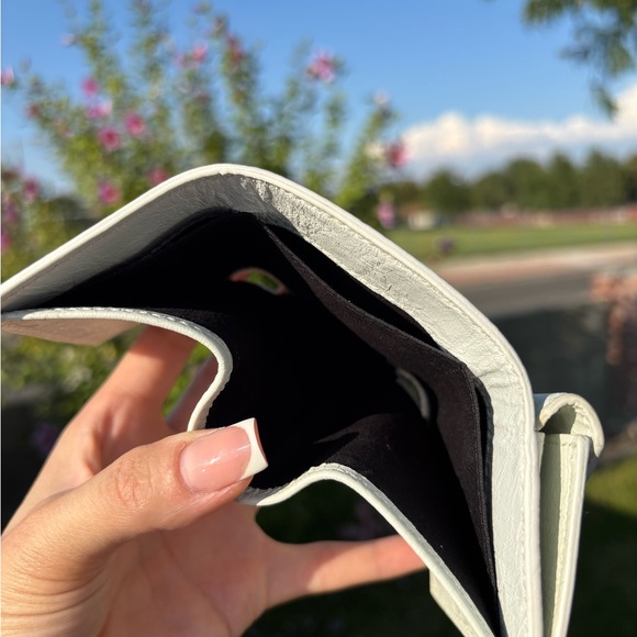 Balenciaga Graffiti Papier Flap Leather Mini Wallet - Picture 9 of 12